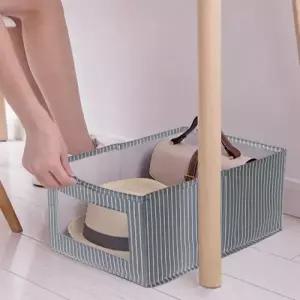 접이식 패브릭 옷정리 장난감  수납박스 폴딩