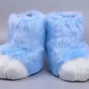 인형탈 신발 동물옷 인형극 장갑 의상 참고 코스튬 검푸른색