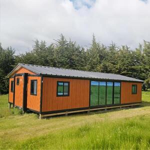 공장 직영 현대 호환식 조립식 ADU  소형 주택 모듈식 뒤뜰 접이식 확장형 컨테이너 하우스 가족용