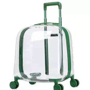 투명 캐리어 고양이 케이지 이동가방 펫 백팩 여행 애견용 바퀴달린 외출용