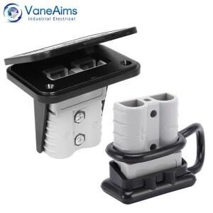 앤더슨 플매트 카펫 러그 2P 충전 커넥터 용 2pcs 50A 600V 퀵 자동차 배터리 전원 전기 와이어 케이블