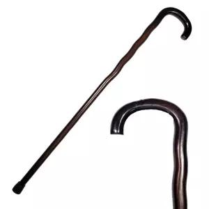 꼬부랑 편백 원목 보급형 노인용 나무 지팡이 보행 용품 보조기 산책 어르신 어른신선물 신사 고급