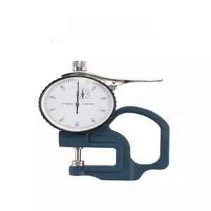원단 측정기 가죽 두께 다이얼 아날로그 수공예 작업 마이크로미터 게이지