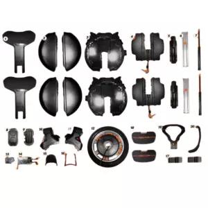 외발전동휠 패드 가속 외발 스쿠터 범용 조명 점프