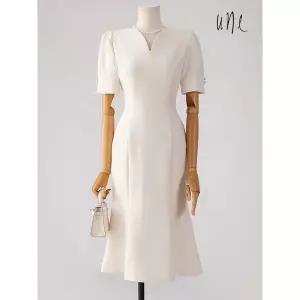 [하프클럽/윈]UNE그레이스시크 머메이드원피스