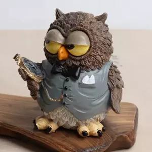 신사 부엉이 소품인형 소품인형 부엉이소품 미니어처소품