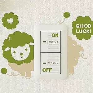 아기양 스위치그래픽스티커 시트지 벽지 그래픽스티커 포인트스티커