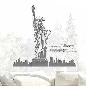 월드트립) 자유의여신상 그래픽스티커 시트지 벽지 그래픽스티커 포인트스티커