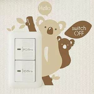 코알라 스위치그래픽스티커 시트지 벽지 그래픽스티커 포인트스티커