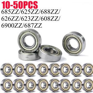 10-50 피스 볼 베어링 깊은 홈 미니 소형어처 스케이트 보드 스쿠터 3D 프린터 623ZZ 608ZZ 6900ZZ