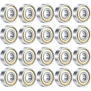 10pcs 608 688 ZZ 스케이트 보드 베어링 이중 차폐 볼 롱 롤러 용 소형 교체 부품