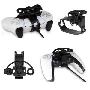 [호환품]PS5 컨트롤러 레이싱 게임용 미니 스티어링 휠 게임패드 교체 방향 보조 액세서리 성능 향상