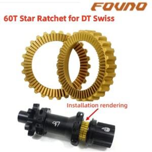 [호환품]FOVNO 60T 자전거 허브 스타 래칫 서비스 키트 DT 스위스 패치 시스템 용 프리 수리 도구 부품