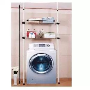 ( )세탁기 선반 다용도실 선반 수납 정리대 벽선반 2단
