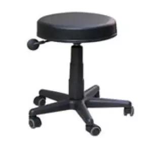 원형의자2호 블랙색상 진료의자 원형의자 진찰의자 진료용의자 쿠션의자 병원의자