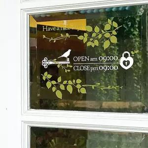 오픈앤클로즈)네이처 그래픽스티커 시트지 벽지 그래픽스티커 포인트스티커