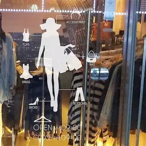 오픈앤클로즈)패션 그래픽스티커 시트지 벽지 그래픽스티커 포인트스티커