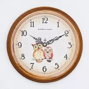 골든빈티지 부엉이 무소음 벽시계 벽걸이시계 인테리어벽시계 예쁜벽시계