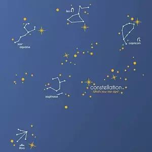 별자리이야기 그래픽스티커 시트지 벽지 포인트 그래픽스티커 포인트스티커