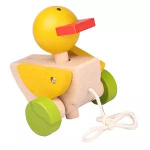 14개월 아기 끌고다니는 인형 원목오리 촉감발달 조카선물 6살 집중력 끌기 걸음마