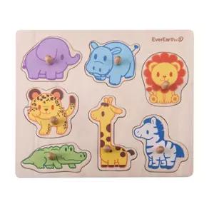 18개월 아기 원목교구 꼭지퍼즐 아이선물 자신감 나무 인지자극 유치원 감각발달놀이