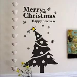 크리스마스트리 크리스마스시즌 포인트그래픽스티커 크리스마스 산타 겨울 눈꽃