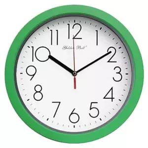 GB4104 무소음 모던 그린 라운드 벽시계 28cm 한국 무소음 양면시계 집들이선물