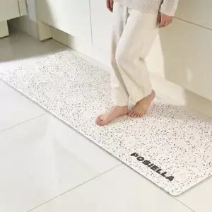 포시엘라 모노 발편한 PVC 주방매트 폭넓은 방수 발매트 싱크대 부엌 논슬립 50x150