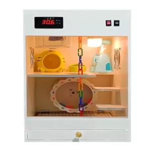 미니메추리 소형 자동 부화기 닭 새장 온열 경험 케이지