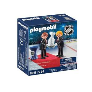 [미국배송] 플레이모빌 NHL 스탠리 컵 프레젠테이션 세트 화이트