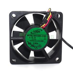 ADDA AD0612HX-A76GL PC CPU 케이스 냉각 선풍기, 60mm 팬, DC 12V, 0.23A, 60x60x25mm, 3 와이어 리드 서