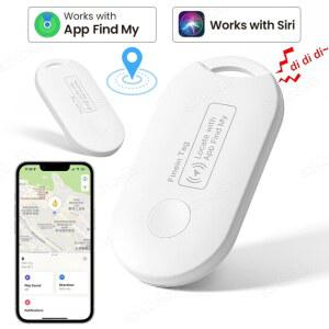 미니 GPS 추적기, iOS Find My APP MFI 스마트 태그 키 파인더, 분실 방지 글로벌 로케이터, 지갑, 자동차 수하물, 애완 동물