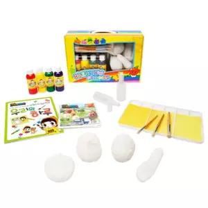 레인보우 컬러링프렌즈 - RDVF( 토마토 참외 배추 가지 )링 링토이 핑거페인트 미술놀이 어린이 색칠 3D링