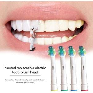 호환 가능한 구강 전동 칫솔 헤드 3709/D12/3756/3757 B 브라누 교체용 D100