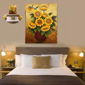 해바라기 유화그림 (중)//액자/