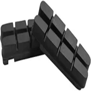 카본 휠용 회색 로드 바이크 브레이크 패드