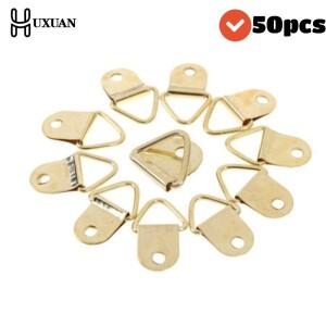 50개 삼각형 D-링 걸이 오일 페인팅 거울 액자 예술 작품  후크