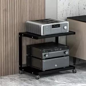 오디오랙 스피커스탠드 테이블 장식장 거실 거치대 수납장