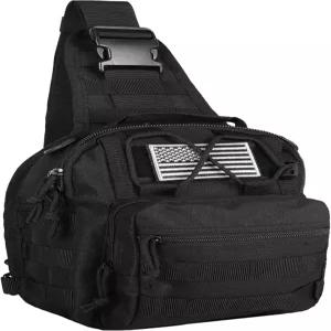 봄턴 전술 백팩-1000D 방수 군용 컷/CCW 가방 슬링백 사첼 숄더백 남성