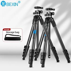 BEXIN TA255-BS30 삼각대 DSLR 디지털 카메라 캠코더 용 파노라마 볼 헤드 삼각대 캐논 호환 니콘호환 소니