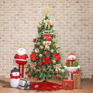 180cm 샤인비즈볼 눈꽃 솔잎 풀세트크리스마스 DIY트리 가정용 데코 고급 장식