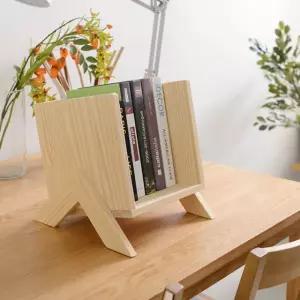 스텐드 미니 책꽂이 다용도 문구용 정리 책장 보관 정리함 서류 수납함