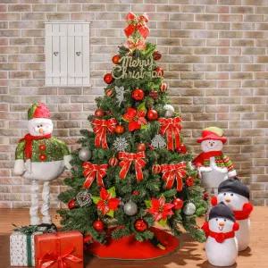 150cm 카니발레드 열매 풀세트크리스마스 DIY트리 가정용 데코 고급 장식