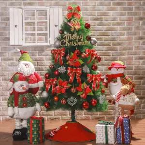 150cm 카니발레드 솔잎 풀세트크리스마스 DIY트리 가정용 데코 고급 장식