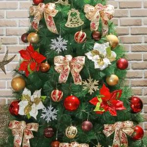 골드 레드 장식세트(210cm용) 크리스마스풀 트리 오너먼트 가정용 만들기 꾸미기 성탄절