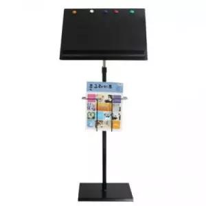 일진대앤이 스틸보면대(ST-45)자석식포스터스탠드 게시판 형안내판 전시 광고 메뉴 가게 메뉴판