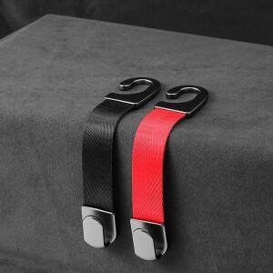 자동차 머리 받침 후크 가방 용 옷걸이 좌석 뒤  홀더 클립 패스너 보관 인테리어 액세서리