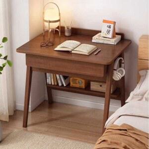 원룸 소형 책상 1인 나무 컴퓨터 싱글 일자 책상겸테이블 초등학생 YB 가벼운
