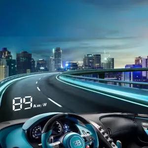 OBD2 HUD 자동차 속도계 폭스바겐 디스플레이 속도 플랫형 컴퓨터 볼보 렉서스