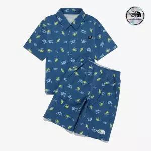 노스페이스 브랜드관 노스페이스키즈 공식 NH8SR23U 키즈 익스플로러 세트_NAVY 456393